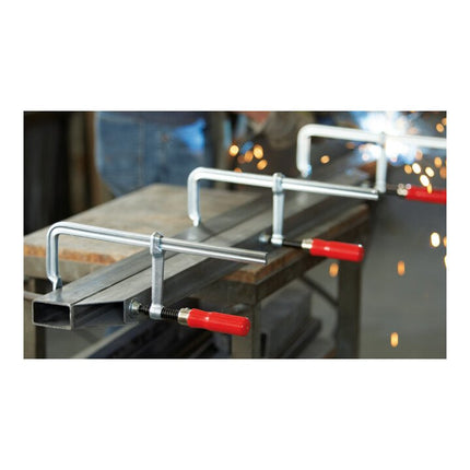 BESSEY all-steel screw clamp classiX Clamping width 400 mm Projection 120 mm ( 8000350803 )