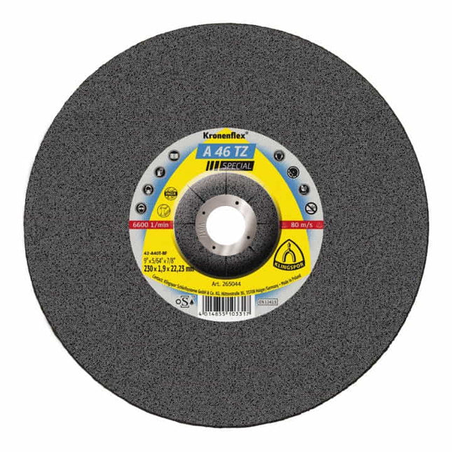 KLINGSPOR cutting disc A 46 TZ Special D230x1.9mm cranked ( 8000353744 )