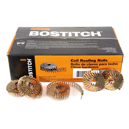 Bostitch RN46K-2-E Druckluft Dachpappnagler ST 19-45mm 4,8-7,0bar + 7200x Nägel 19mm + Koffer - Toolbrothers