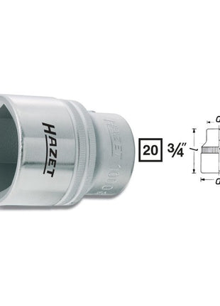 Bussola HAZET 1000 3/4 ″ esagono ( 8000466300 )