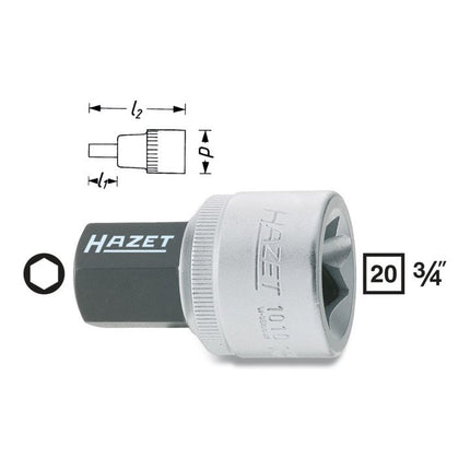 HAZET socket 1010 3/4 ″ hexagon socket ( 8000466338 )