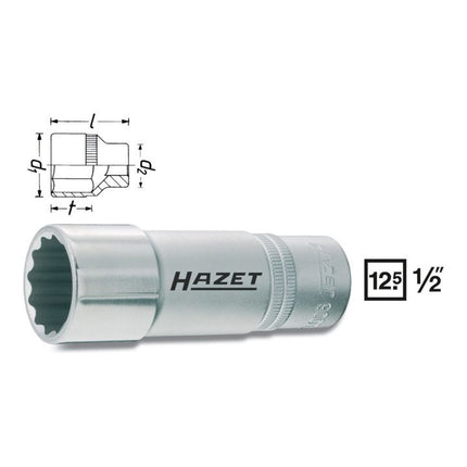 HAZET Socket 900TZ-30 1/2 ″ ( 8000466648 )