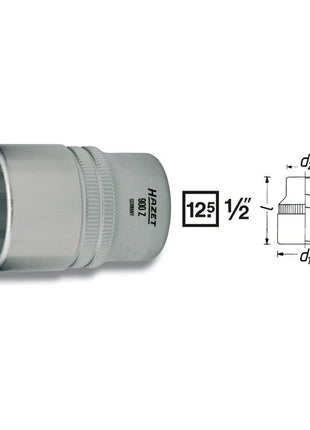 HAZET socket 900Z 1/2 ″ 12-square ( 8000466670 )