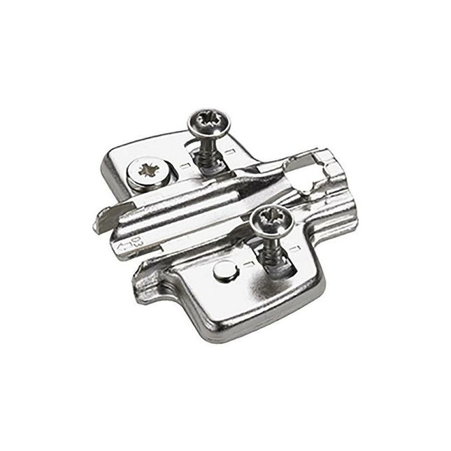 Piastra di montaggio trasversale in acciaio nichelato HETTICH ( 8000608911 )