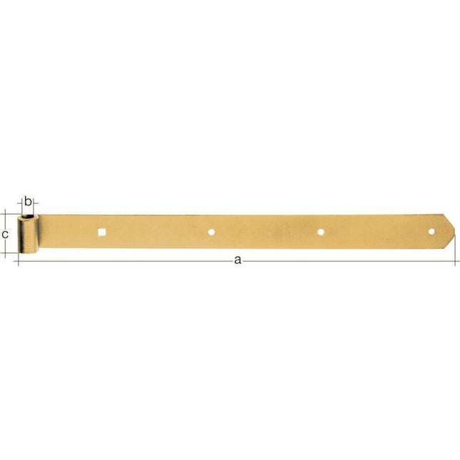 Cerniera per tapparella GAH lunghezza 300 x 13 x 40 mm spessore 5 mm ( 8001514114 )