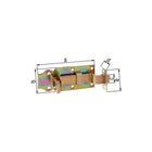 GAH Verrou de serrure longueur 140 mm largeur 52 mm coudé ( 8002725843 )