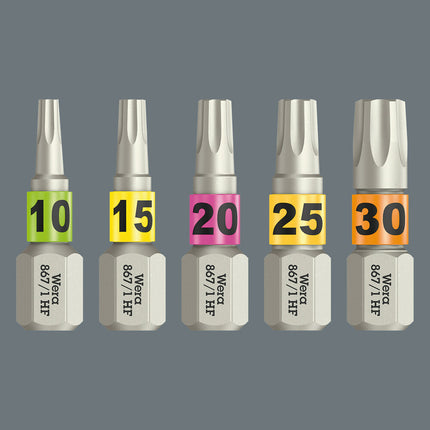 WERA Bit 867 TORX® HF 1/4 ″ TX 15 Länge 25 mm ( 8002899411 )