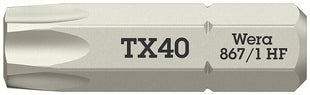 WERA Bit 867 TORX(R) HF 1/4 ″ TX 40 Length 25 mm ( 8002899415 )