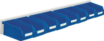 RASTERPLAN open-fronted storage box set H100xW920xD180mm sheet steel/polyethylene ( 9000428236 )