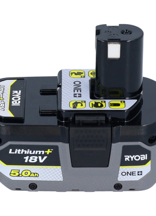 RYOBI RC18120-150X battery starter set with 1x RB18L50 battery 18 V 5.0 Ah and RC18120 battery quick charger