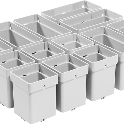 Juego de cajas insertables Festool 50x50/50x100x68 (578056) para Sortainer³, Systainer³ Combi, Systainer³ Organizer