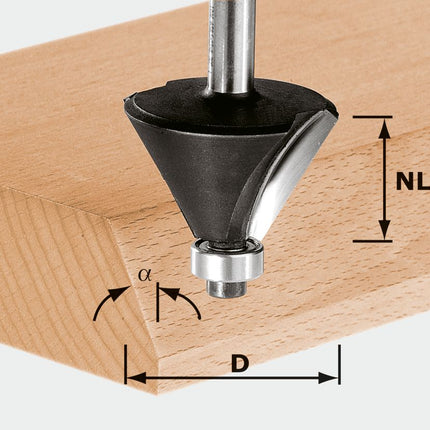 Festool HW S8 D36/45° Fasefräser ( 491025 ) für OF 900, OF 1000, OF 1010, OF 1010 R, OF 1400, OF 2000, OF 2200