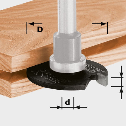 Festool HW D40x5 Scheibennutfräser ( 491060 ) für OF 900, OF 1000, OF 1010, OF 1010 R, OF 1400, OF 2000, OF 2200