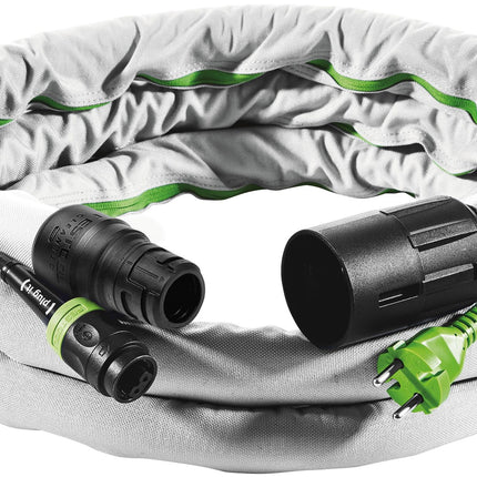 Festool D 27/22x5m-AS-GQ/CT Tubo di aspirazione 27 / 22 mm 5,00 m ( 201758 ) Antistatico - Cavo con spina integrata