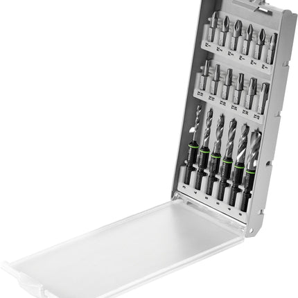 Festool BKS SYS3 D3-8 K CE/W Bohrerkassette ( 577395 ) für Festool Akku-Bohrschrauber und Akku-Schlagbohrschrauber mit FastFix Aufnahme und Werkzeugfutter WH-CE CENTROTEC