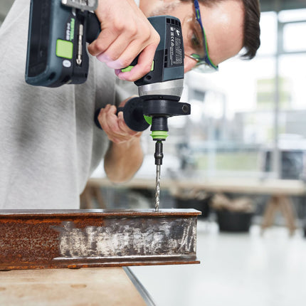 Festool HSS D 6,5/63 CE/M-Set Spiralbohrer ( 493428 ) für Festool Akku-Bohrschrauber und Akku-Schlagbohrschrauber mit FastFix Aufnahme und Werkzeugfutter WH-CE CENTROTEC