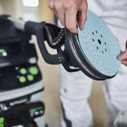 Festool STF D225/128 P80 GR/5 Schleifscheibe Granat ( 205665 ) für Langhalsschleifer PLANEX LHS 2 225 EQ(I), PLANEX 225 EQ, PLANEX LHS-E 225 easy, PLANEX LHS 2-M 225 EQ
