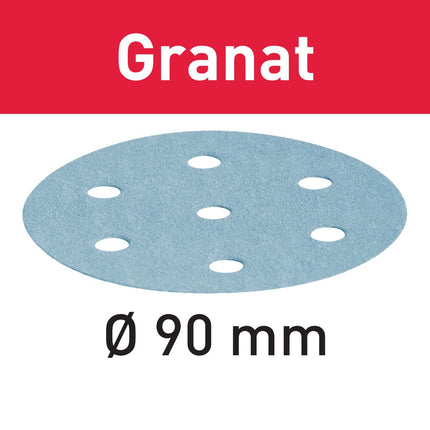 Festool STF D90/6 P800 GR/50 disque abrasif grenat (498327) pour RO 90 DX