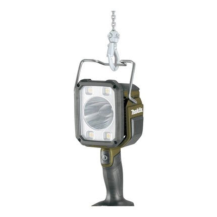 Makita DML 812 SM1 lampada a mano a batteria 18 V 1250 lm LED verde oliva avventura outdoor edizione speciale + 1x batteria ricaricabile 4,0 Ah + caricabatteria