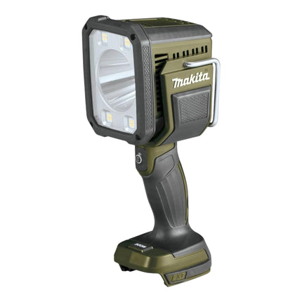 Makita DML 812 SM1 lampada a mano a batteria 18 V 1250 lm LED verde oliva avventura outdoor edizione speciale + 1x batteria ricaricabile 4,0 Ah + caricabatteria