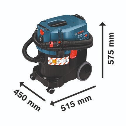 Bosch GAS 35 L SFC+ Aspirapolvere professionale a secco/umido 1200 W 35 l classe di polvere L ( 06019C3000 )