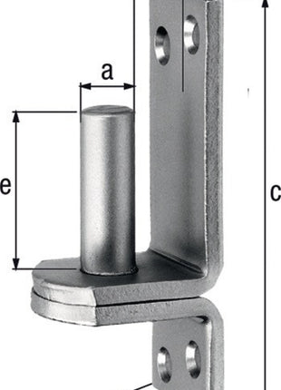 Morsetto GAH su piastra 13x10mm ( 3000200306 )