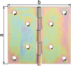 Bisagra GAH altura 82 mm anchura 82 mm ( 3000200548 )
