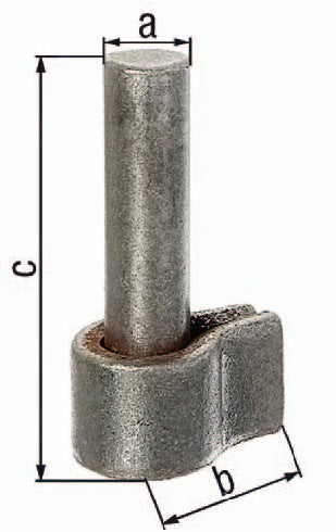 GAH Kloben zum Anschweissen 13x24mm 3000200556  1 - toolbrothers
