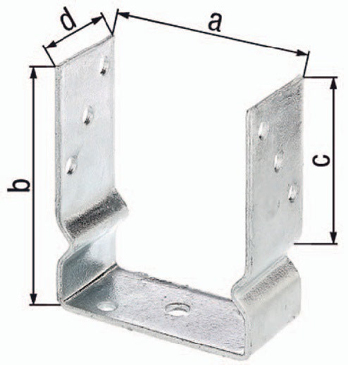 GAH U-post support ETA-10/0210 91x150x100x60mm ( 3000200723 )