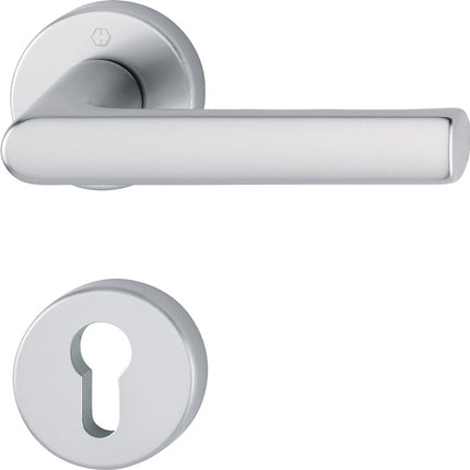 HOPPE Rosettengarnitur Hamburg 1700 / 42KB/42KBS Aluminium F1 ( 3000203127 )