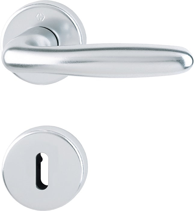 HOPPE set di rose Verona 1510 / 42KB/42KBS Alluminio F1 ( 3000203132 )