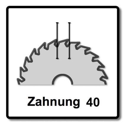 Makita SPECIALIZED Kreissägeblatt für Holz 165 x 20 x 1,6 mm 40 Zähne ( B-32960 ) - Toolbrothers