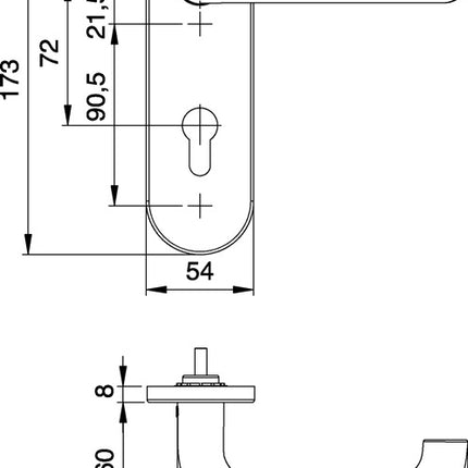 Conjunto de protección contra incendios EDI Targa/K FS K7/103 Aluminio F1 D/K ( 3000261393 )