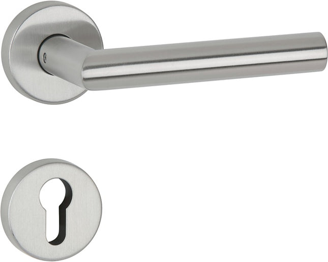 Set di maniglie a leva APTEC Basic 02 acciaio inox 60 acciaio inox opaco ( 3000267251 )