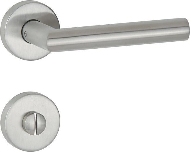 Set di maniglie a leva APTEC Basic 02 acciaio inox 60 acciaio inox opaco ( 3000267253 )