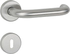 Set di maniglie a leva APTEC Basic 01 acciaio inox 60 acciaio inox opaco ( 3000267255 )