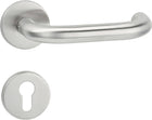 Set di maniglie a leva APTEC Basic 01 acciaio inox 60 acciaio inox opaco ( 3000267256 )