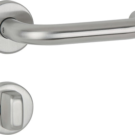 Set di maniglie a leva APTEC Basic 01 acciaio inox 60 acciaio inox opaco ( 3000267258 )