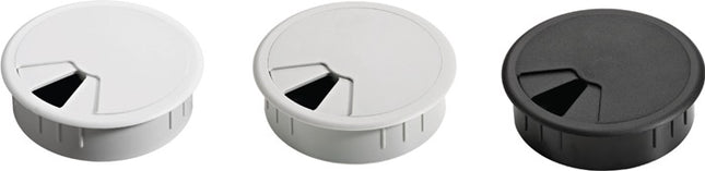 HETTICH passacavo in plastica cromo opaco ( 3000271374 )