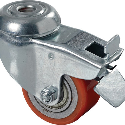 BS ROLLEN Swivel castor with brakes Wheel Ø 50 mm Load capacity 120 kg ( 3000275164 )