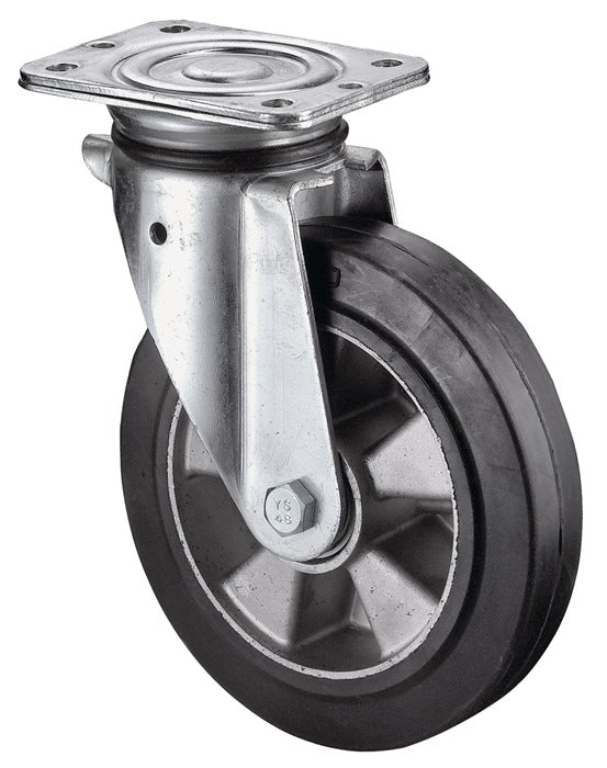 BS ROLLEN Heavy-duty swivel castor Wheel Ø 200 mm Load capacity 450 kg ( 3000275445 )
