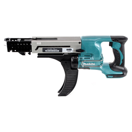 Makita DFR 750 RGJ Akku Magazinschrauber 18V 45-75mm + 2x Akku 6,0Ah + Ladegerät + Makpac - Toolbrothers