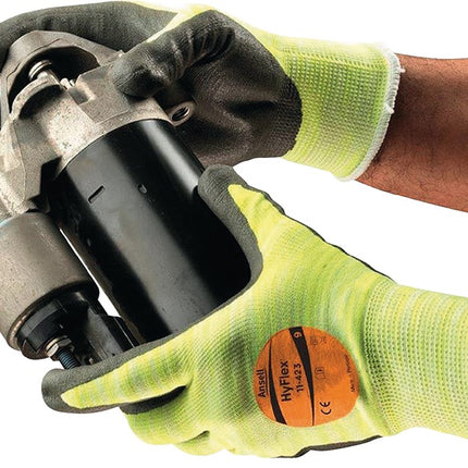 ANSELL Handschuhe HyFlex® 11-423 Größe 10 grau/hellgelb ( 4000371480 )