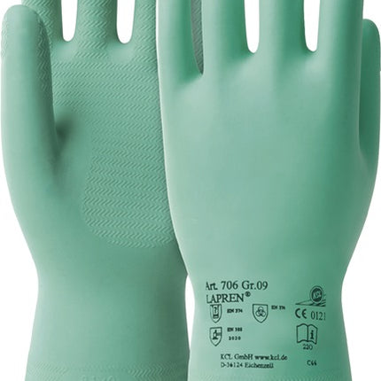 Guanti chimici HONEYWELL Lapren 706 taglia 10 verde ( 4000371621 )