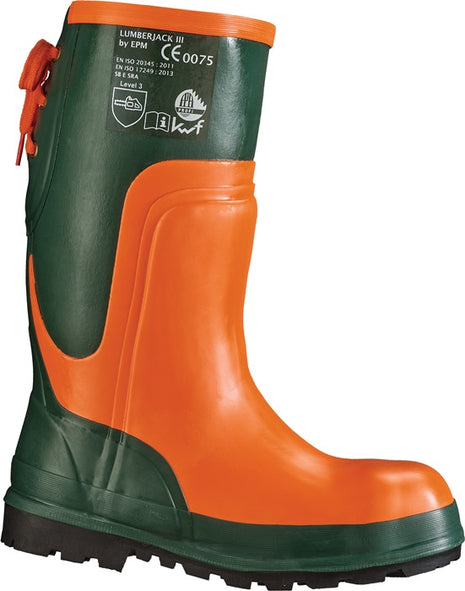 FELDTMANN Botas de seguridad forestales olmo talla 41 oliva/naranja (4000373351)