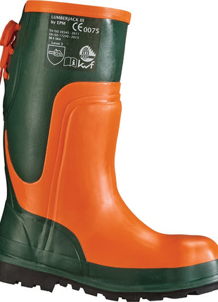 FELDTMANN Botas de seguridad forestales olmo talla 47 oliva/naranja (4000373357)