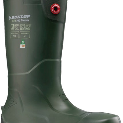 Bottes d'hiver de sécurité DUNLOP Fieldpro Thermo+ taille 41 vert ( 4000374171 )