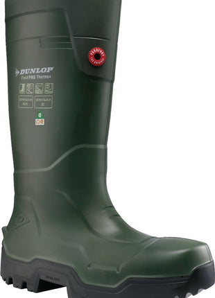 DUNLOP Bottes d'hiver de sécurité Fieldpro Thermo+ taille 43 vert ( 4000374173 )