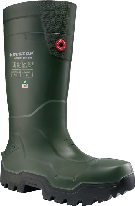 DUNLOP stivali invernali di sicurezza Fieldpro Thermo+ taglia 45 verde ( 4000374175 )