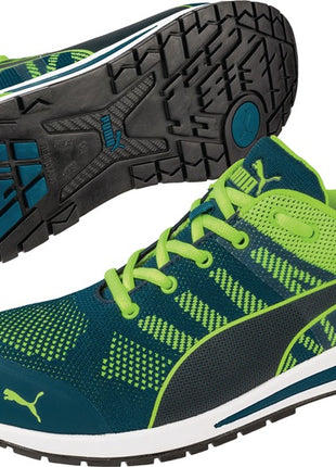 PUMA Chaussures de sécurité Elevate Knit GREEN LOW taille 40 bleu/vert ( 4000374620 )